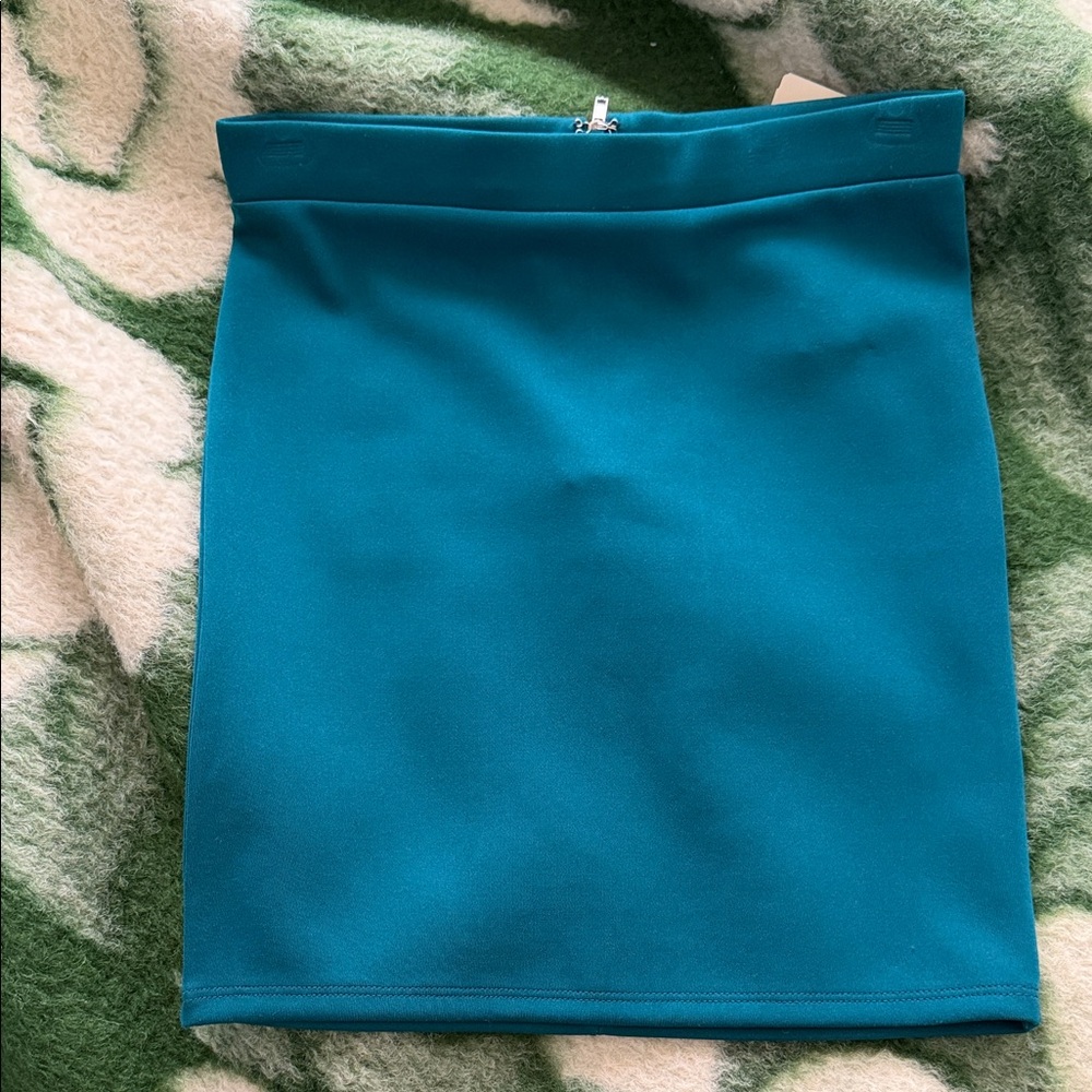Forever 21 Teal Pencil Mini Skirt